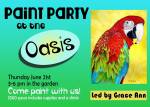 Painting in the Garden at The Oasis with Grace Ann Piano Thursday June&nbsp;21st