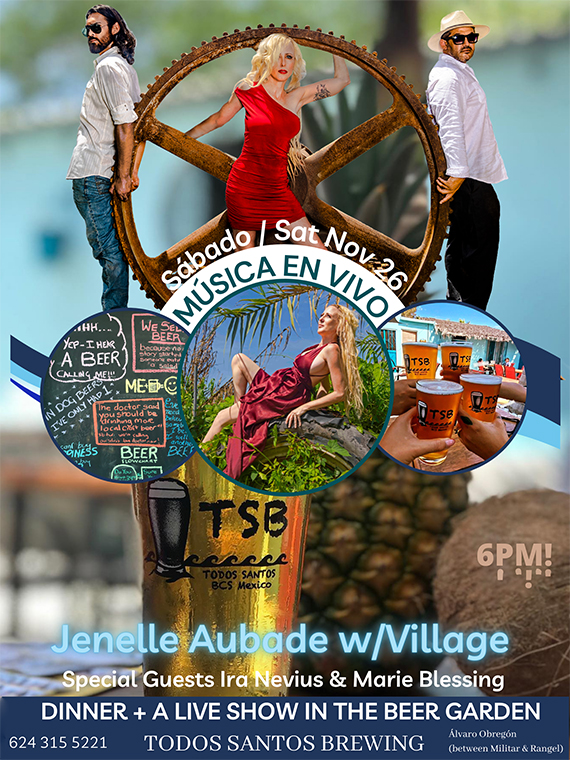 Sat Nov 26 Village at Todos Santos Brewing, Live&nbsp;Music