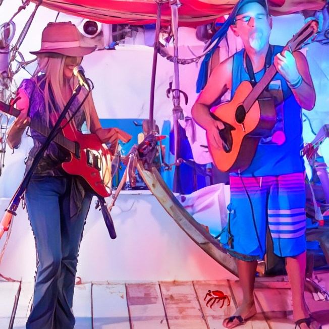 Hey Hey Rad Crab, Ira Nevius and Jenelle Aubade Shakti Monday Todos Santos Singer Songwriters&nbsp;Show