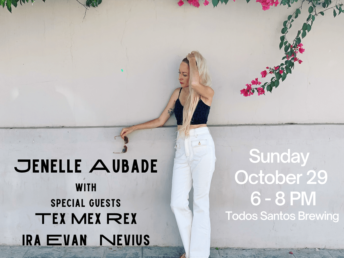 Sunday TSB with Rex and Ira, Monday Shakti with Patrick Jeffords, Back to Back Fun Oct 29/30, Jenelle Aubade Music with Groovy&nbsp;friends