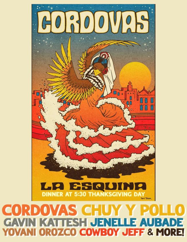 Thanksgiving Show La Esquina Todos Santos Baja&nbsp;11/28/24