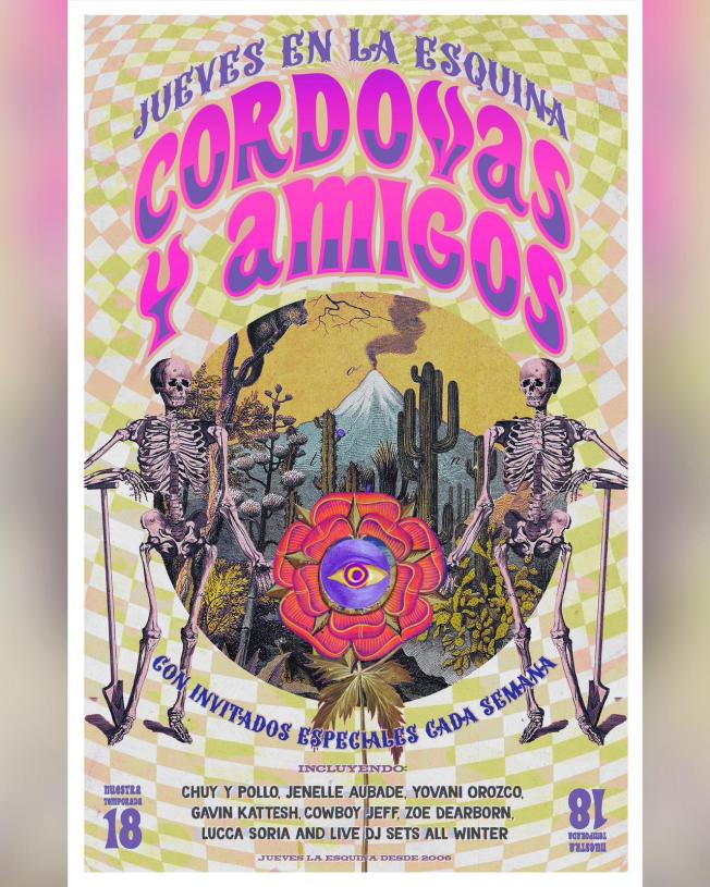 Cordovas party Thursdays at La Esquina, Jenelle Aubade, Zoe Dearborn, Cowboy Jeff, Bolo,&nbsp;More!